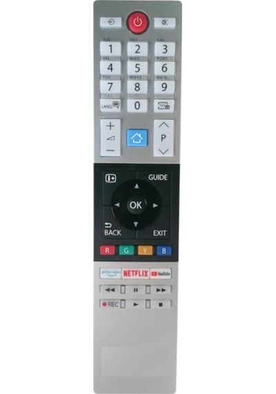 49l2863dg Televizyon İçin Uyumlu Prime Video Netflix Youtube Tuşlu Tv Led Lcd Uzaktan Kumanda