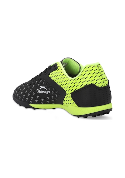 Slazenger CYCLE I Erkek Halı Saha Siyah / Yeşil Futbol Ayakkabısı