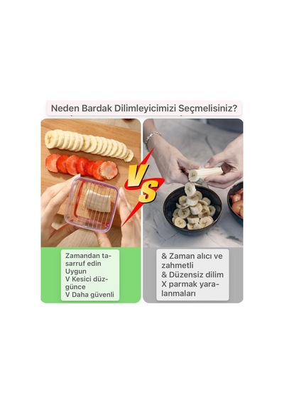 1 Adet Meyve Sebze Dilimleme Paslanmaz Çelik Bardak Dilimleme Yumurta Dilimleme