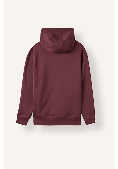 Defacto Regular Fit Kapüşonlu İçi Yumuşak Tüylü Kanguru Cepli Basic Sweatshirt X8283az26aubr364 Bordo-br364