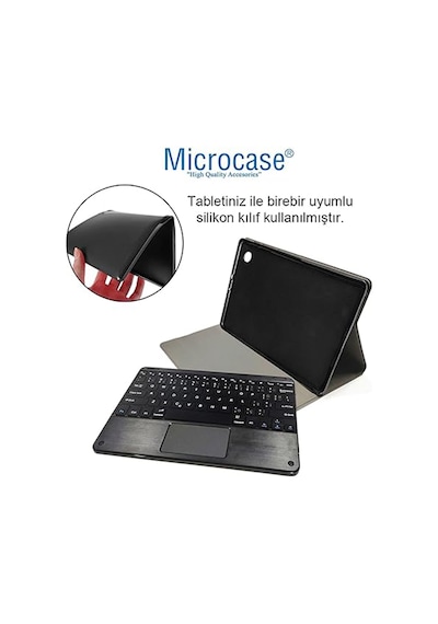 Huawei Uyumlu Matepad 11 2023 Bt Touchpad Klavye+mouse+stand Kılıf-bkk7