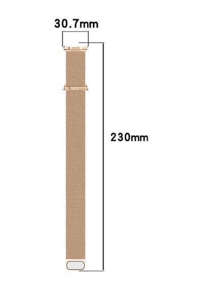 Samsung Galaxy Watch 8 40mm 44mm Uyumlu Manyetik Milanese Loop Metal Kordon