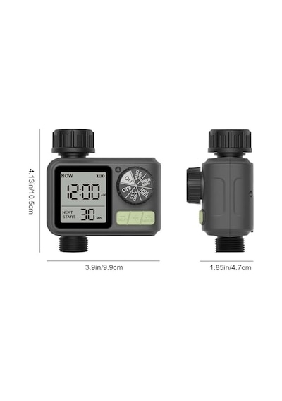 Dijital Sulama Zamanlayıcı Programlanabilir Bahçe Sulama Cihazı, Otomatik Hortum & Musluk Tipi Timer, Lcd Ekran,