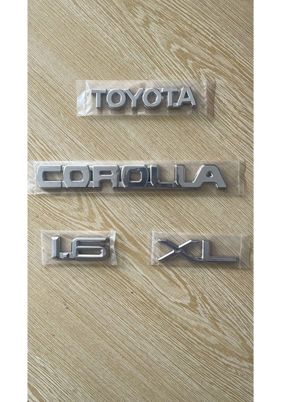 Toyota Corolla 1.6 Xl Bagaj Yazısı 4lü Set