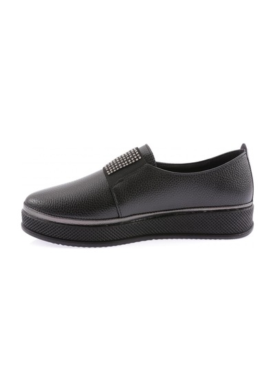 Dgn 171 Kadin Kristal Taş Bantli Kalin Taban Comfort Ayakkabi 171-2115-R1534 Siyah Dgn 171 Kadin Kristal Taş Bantli Kalin Taban Comfort Ayakkabi 171-2115-R1534 Siyah