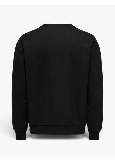 Only & Sons Onsdane Aırflex Rlx Ls Crew Sweat Noos Erkek Siyah Sweatshirt - 22039234