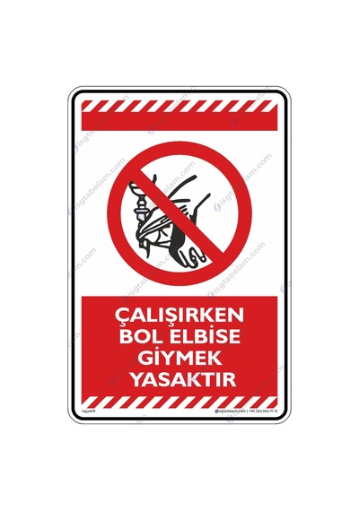 Çalışırken Bol Elbise Giymek Yasaktır (546111223)