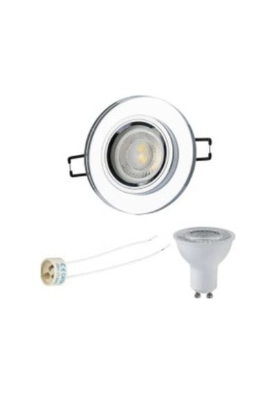 Zeus Yuvarlak Cam Spot Kasa Yl65-1611 Cam - Şeffaf