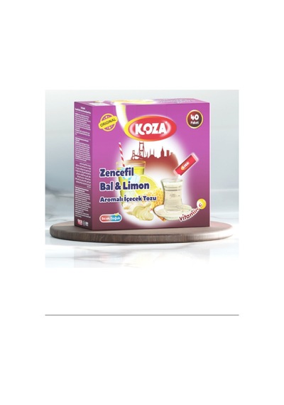 Koza Tek İçimlik Zencefil Bal Limon Aromalı Toz İçecek 40'lı 100 G