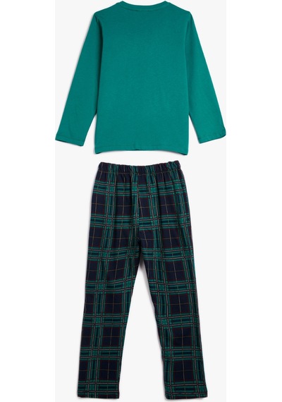 Koton Yılbaşı Temalı Pijama Takımı Baskılı Uzun Kollu Pamuklu Yeşil 4wlm40004mk 4WLM40004MK980 Yeşil Koton Yılbaşı Temalı Pijama Takımı Baskılı Uzun Kollu Pamuklu Yeşil 4wlm40004mk 4WLM40004MK980 Yeşil