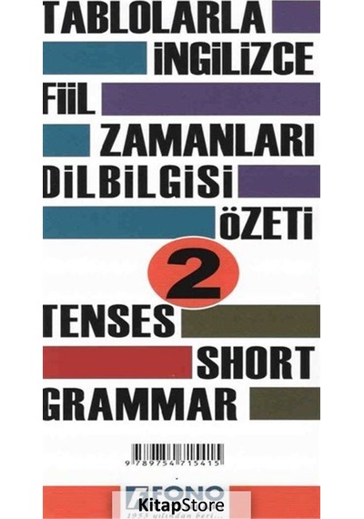Tablolarla İngilizce Fiil Zamanları Dilbilgisi Özeti 2- Fono Yayınları