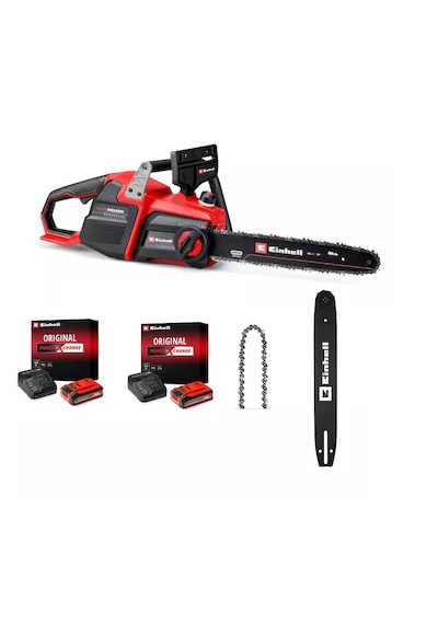Einhell GP-LC 36/40 Li Bl- Akülü Ağaç Kesme Makinesi +2x4AH Plus Akü Starter Kit +1 Adet Yedek Zincir 1 Adet Yedek Kama