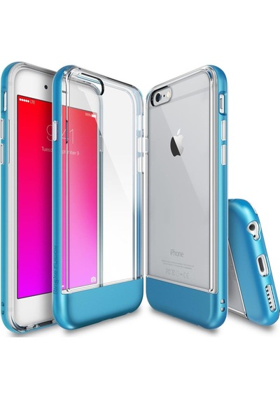 Ringke Frame Apple Uyumlu iPhone 6s/ 6 İle Çerçeveli Bumper Kılıf Ocean Blue