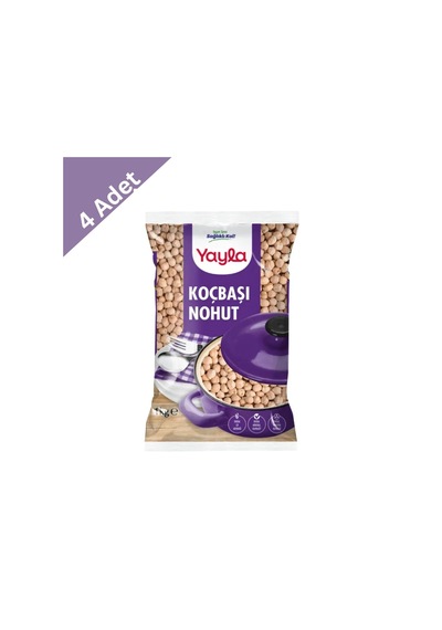 Yayla Koçbaşı Nohut 1 Kg X 4 Adet