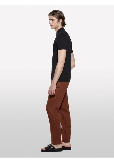 %100 Pamuk Regular Fit Polo T-shirt Erkek Siyah Polo - 325p3089s300t Siyah