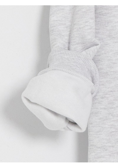 Lcw Everyday Beyaz Kalın Oversize Kadın Fermuarlı Sweatshirt