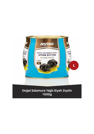 Gemlik Siyah Zeytin 1.5 Kg 231/260 L