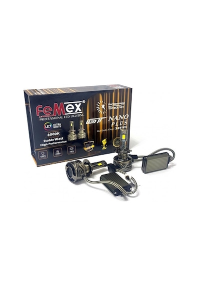 Femex Gt Nano Plus H7 Csp Chipset Radyatör Soğutmalı Led Xenon Led