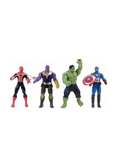Avengers 4 Işıklı Hulk Spiderman Thanos ve Kaptan Amerika