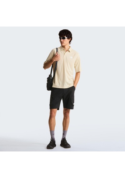 The North Face M Lıghtrange Packable Short Sleeve Polo Erkek Tişört Nf0a8g0vdom1 Gri