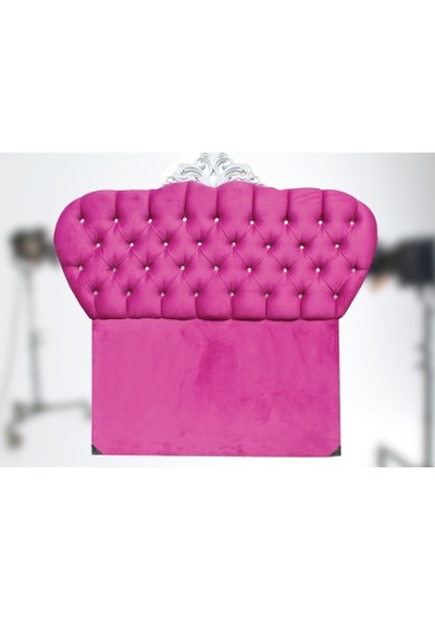 Başlık Alc Avangart Model 150 Cm Kapitone Pembe Renk Kumaş Döşeme El Yapım