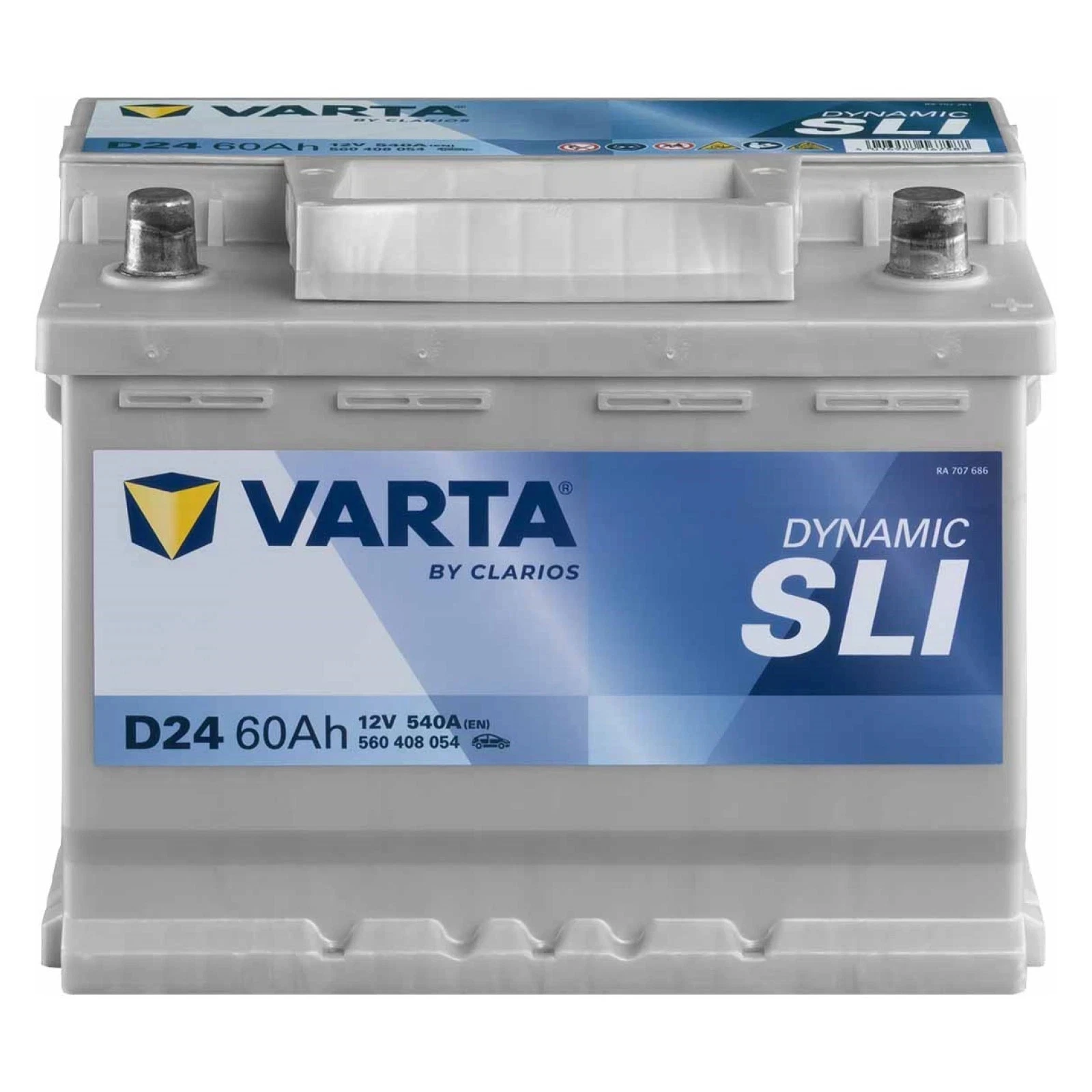 Dynamıc Slı D24 60ah 12 Volt 540a Cca Battery