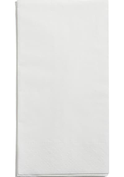 Çift Kat Beyaz Garson Katlama Peçete 1/8 33x33 Cm Açık Hali 1200 Adet