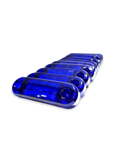 Ahmet Otomotiv 10 Adet Tombul Parmak Led Mavi 12v-24v