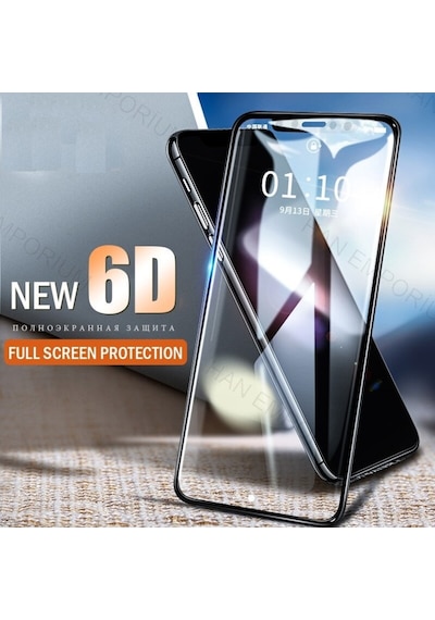 Apple Uyumlu   iPhone 13 Mini Kırılmaz Cam 6D Ekran Koruyucu Tam Kaplar 1 Adet 6D Kırılmaz Cam