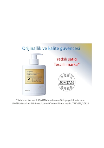 Jomtam Fullerene ve Miristik Asitli Derin Yüz Yıkama Jeli 500 ML