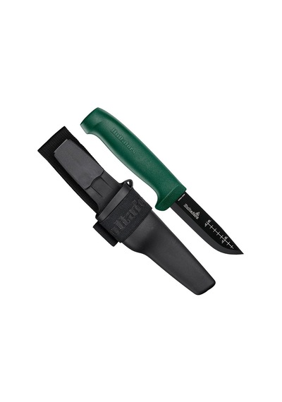 Hultafors 380110 Ok1 Outdoor Karbon Çelik Kamp Bıçak 225 Mm Gümüş - Kahverengi