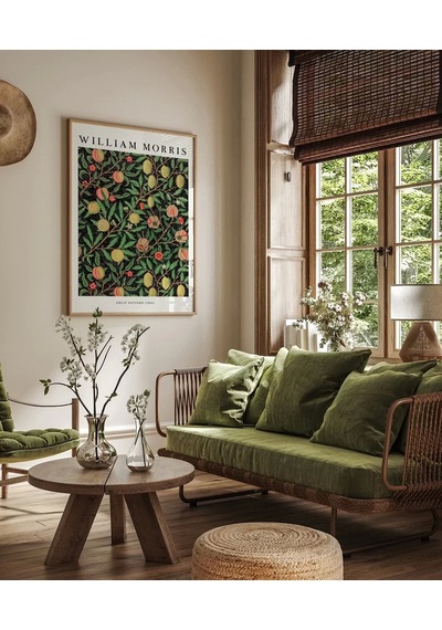 Çerçevesiz Poster William Morris Meyve Deseni No 1
