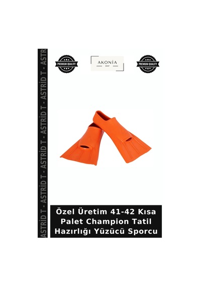 Özel Üretim 41-42 Kısa Palet Champion Tatil Hazırlığı Yüzücü Sporcu Çok Renkli