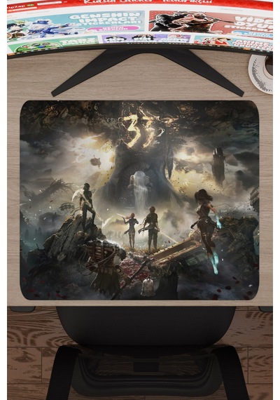 Expedition 33 Kaymaz Dikişli Kauçuk Oyuncu Mousepad V1 - 48x40 Xl Gaming Mouse Pad Fare Altlığı