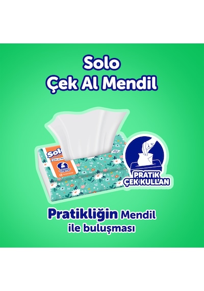 Solo Çek-Al Mendil 4 x 150'li