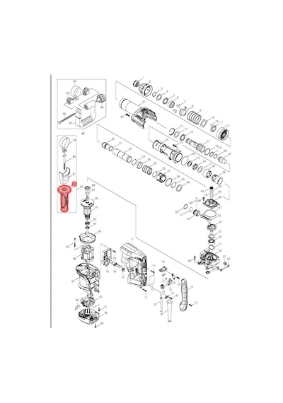 Makita HM0870C Sap Ürün Kodu 158131-0