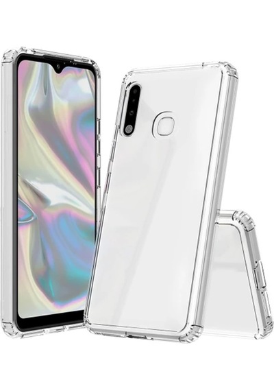 Ally Sm Galaxy Uyumlu A70e Anti -drop Darbe Emici Silikon  Kılıf Shockproof  Kılıf - 5775 Şeffaf