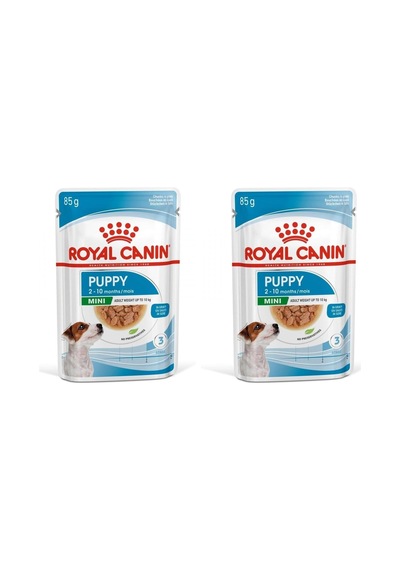 Mini Puppy Köpek Maması, Yavru Köpek, 12 X 85 G 2 Paketi