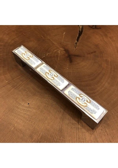 Gürçayhırdavat Anemon Porselen Kulp 160Mm Krom