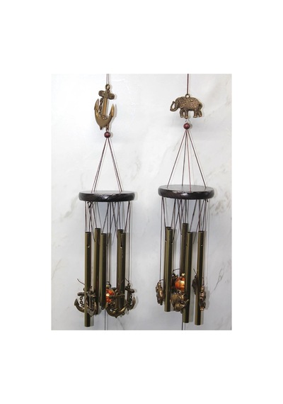 Metal Rüzgar Çanı Dekoratif Obje 65 Cm