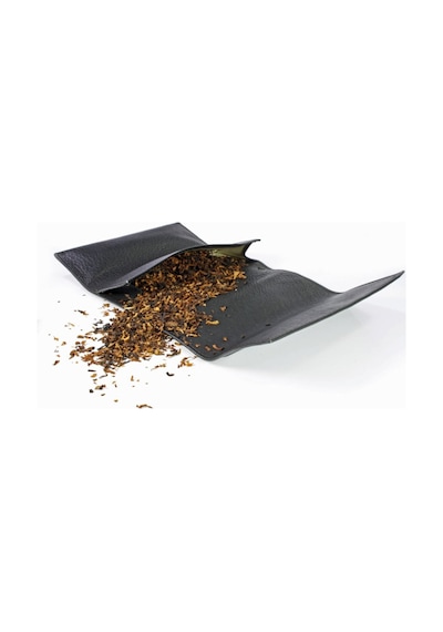 Rattray's Black Knight Tobacco Pouch 1 Siyah Deri Pipo Tütün Kesesi 115470
