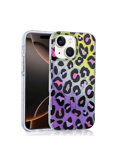 Apple Uyumlu iPhone 13 Kılıf M-safe Şarj Özellikli Zore Jago Kapak Colorful