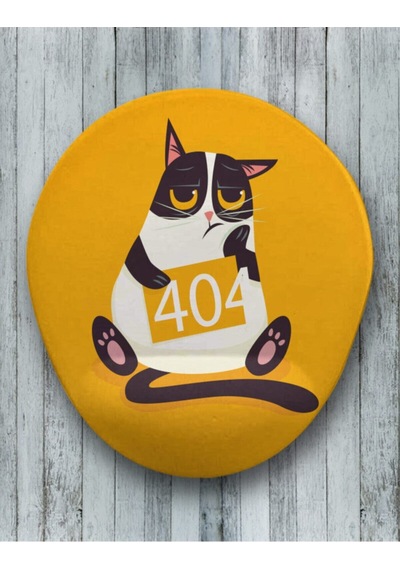 Eror 404 Oval Bilek Destekli Mouse Pad Mousepad