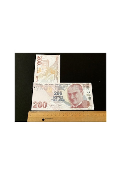 300 Adet Geçersiz 200 Tl Dizi Film Düğün Çekimleri için Paralar