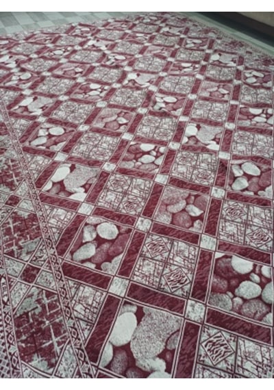 Savan Dokuma Halı Örtüsü 4m² 170 240 Kale Bordo6 Bordo