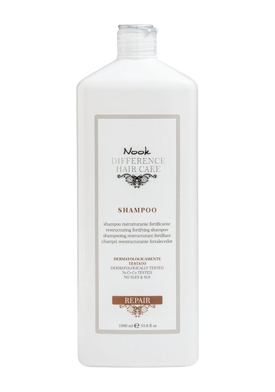 Nook DHC Repair Yıpranmış Saçlar İçin Keratin Kolajen Peptit Destekli Onarıcı Güçlendirici Şampuan 1 L
