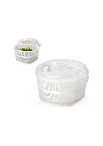 Moonstar Sebze Marul Kurutucusu Su Tahliye Özelliği -Kilitli Kap N1125491 Çok Renkli