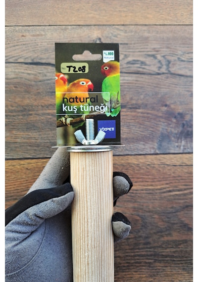 Venty Pedikürlü Papağan Tüneği 35 cm / 35 mm Macaw Kakadu Jako Amazon İskender Eklektus - T208