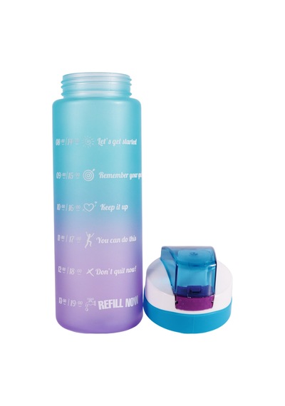Herevin 161670-832 Motivasyon Desenli Matara 750 Ml Mor