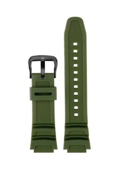 Casio Için Sgw-300 400 500 Ae1200 1300 Yeşil Haki Muadil Silikon